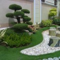 fascinating-simple-garden-design-with-bonsai-treatment-and-white-rock-detail-and-concrete-seat-ideas-simple-garden-design-ideas-exterior-garden-admirable-simple-garden-design-ideas